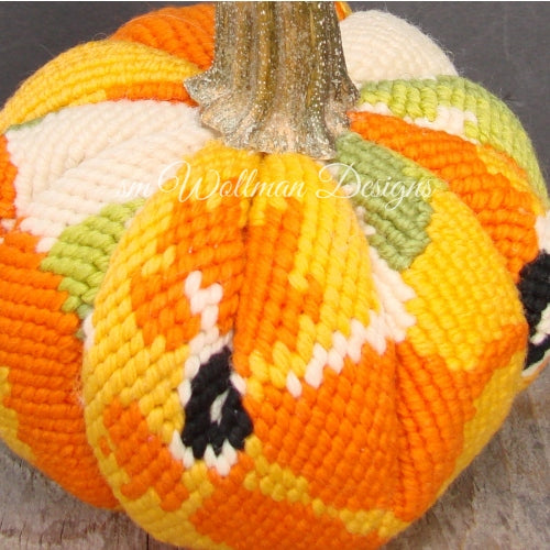 Orange/Yellow Flowers (gros point)