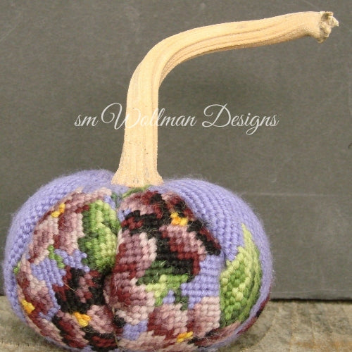 Violets on Dark Lilac