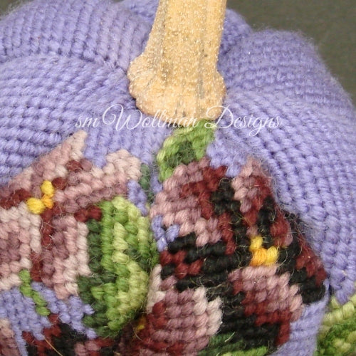 Violets on Dark Lilac