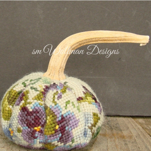 Violets on Pale Green