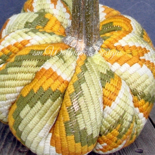 Orange/Green Bargello 1