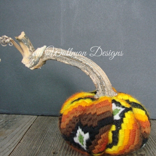 Orange/Yellow/Brown Bargello 1