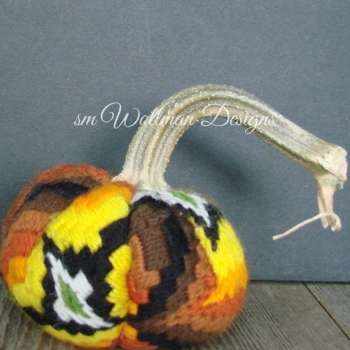 Orange/Yellow/Brown Bargello 4