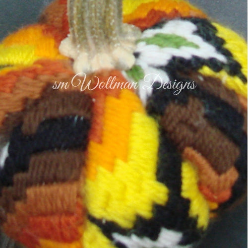 Orange/Yellow/Brown Bargello 4