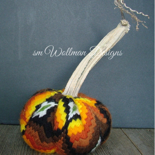 Orange/Yellow/Brown Bargello 5