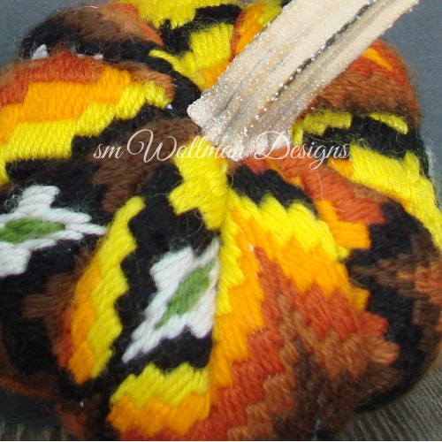 Orange/Yellow/Brown Bargello 5