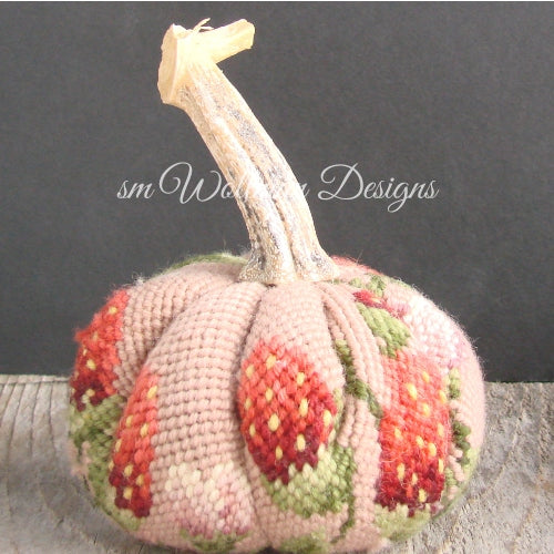 Strawberries on Pinkish-Tan 1