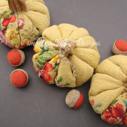 Heirloom Needlepoint Pumpkins(tm)