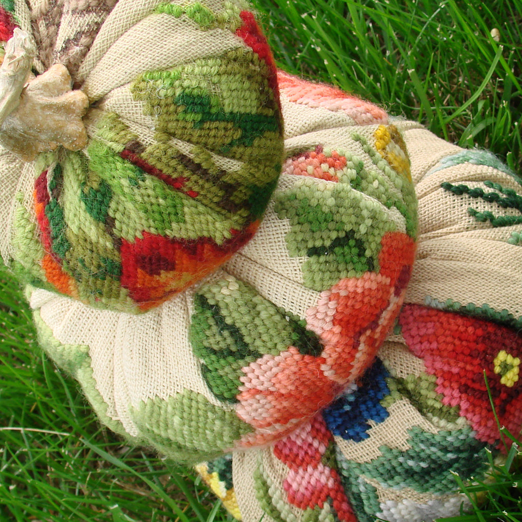 Heirloom Needlepoint Pumpkins (tm)