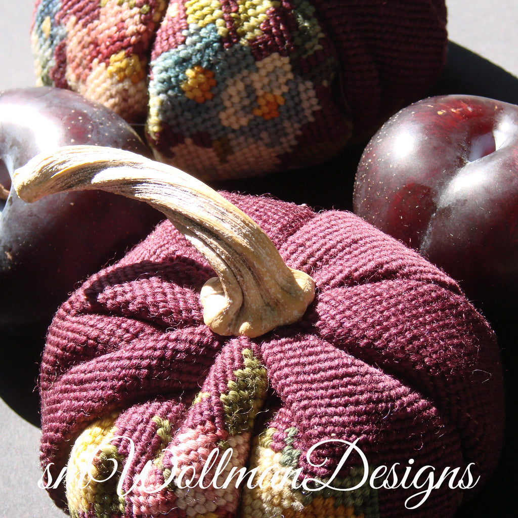 Heirloom Needlepoint Pumpkins (tm)