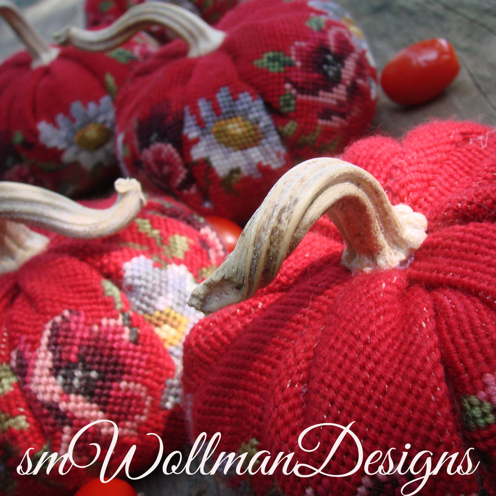 Heirloom Needlepoint Pumpkins (tm)