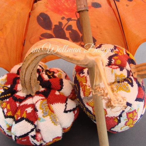 Heirloom Needlepoint Pumpkins (tm)