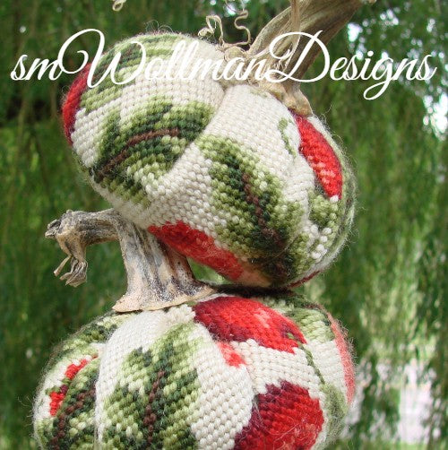 Heirloom Needlepoint Pumpkins (tm)