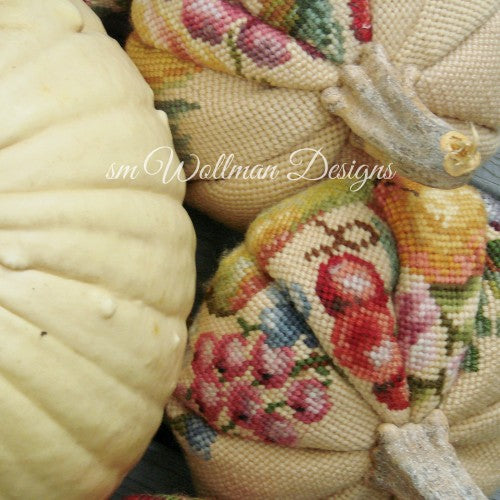 Heirloom Needlepoint Pumpkins (tm)