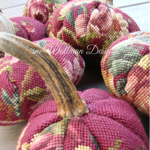 Heirloom Needlepoint Pumpkins (tm)