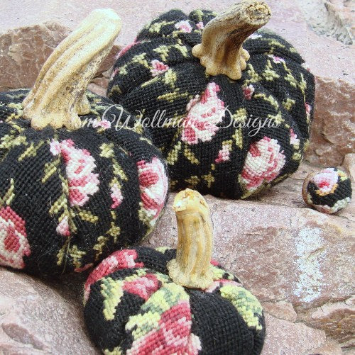 Heirloom Needlepoint Pumpkins (tm)
