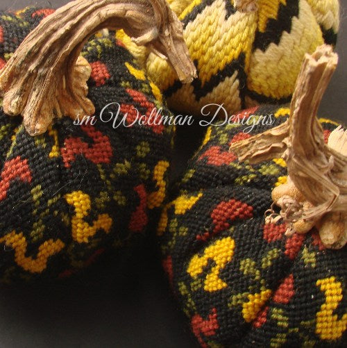 Heirloom Needlepoint Pumpkins (tm)