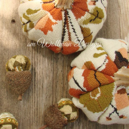 Heirloom Needlepoint Pumpkins (tm)