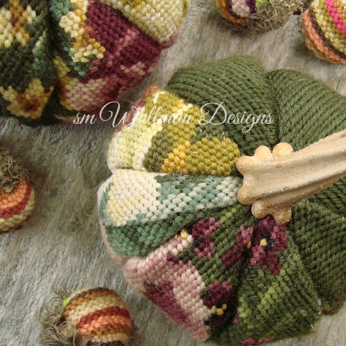 Heirloom Needlepoint Pumpkins (tm)