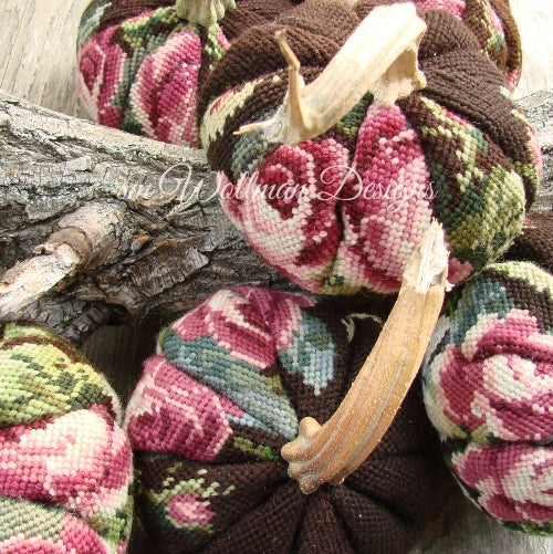 Heirloom Needlepoint Pumpkins (tm)