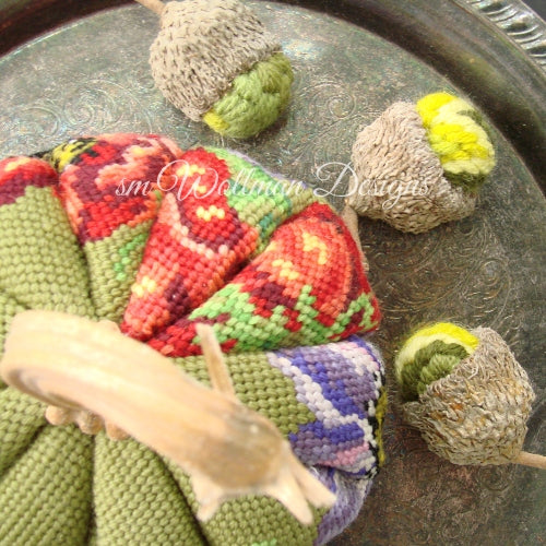 Heirloom Needlepoint Pumpkins (tm)