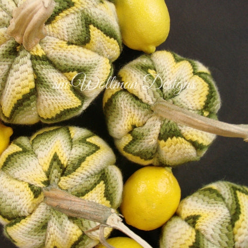 Heirloom Needlepoint Pumpkins (tm)