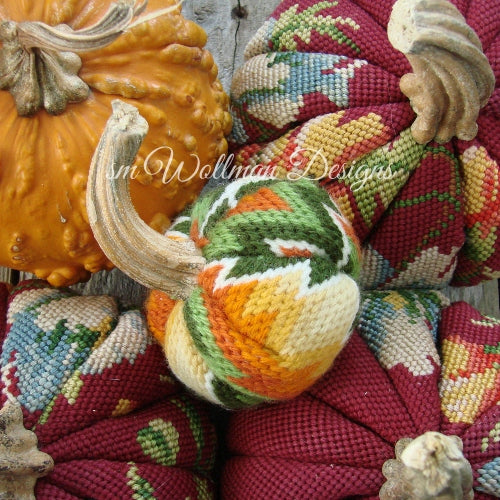 Heirloom Needlepoint Pumpkins (tm)