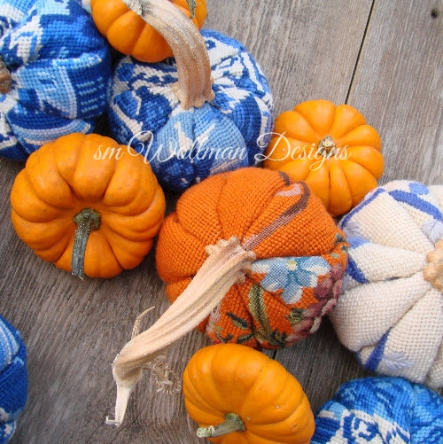 Heirloom Needlepoint Pumpkins (tm)