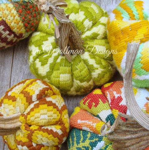 Heirloom Needlepoint Pumpkins (tm)