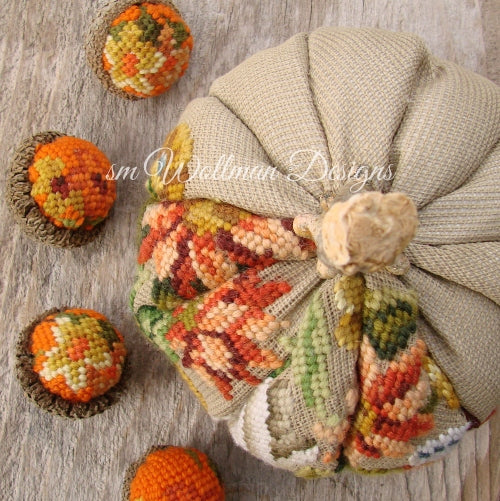 Heirloom Needlepoint Pumpkins (tm)
