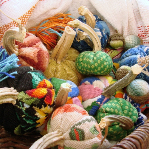 Heirloom Needlepoint Pumpkins (tm)