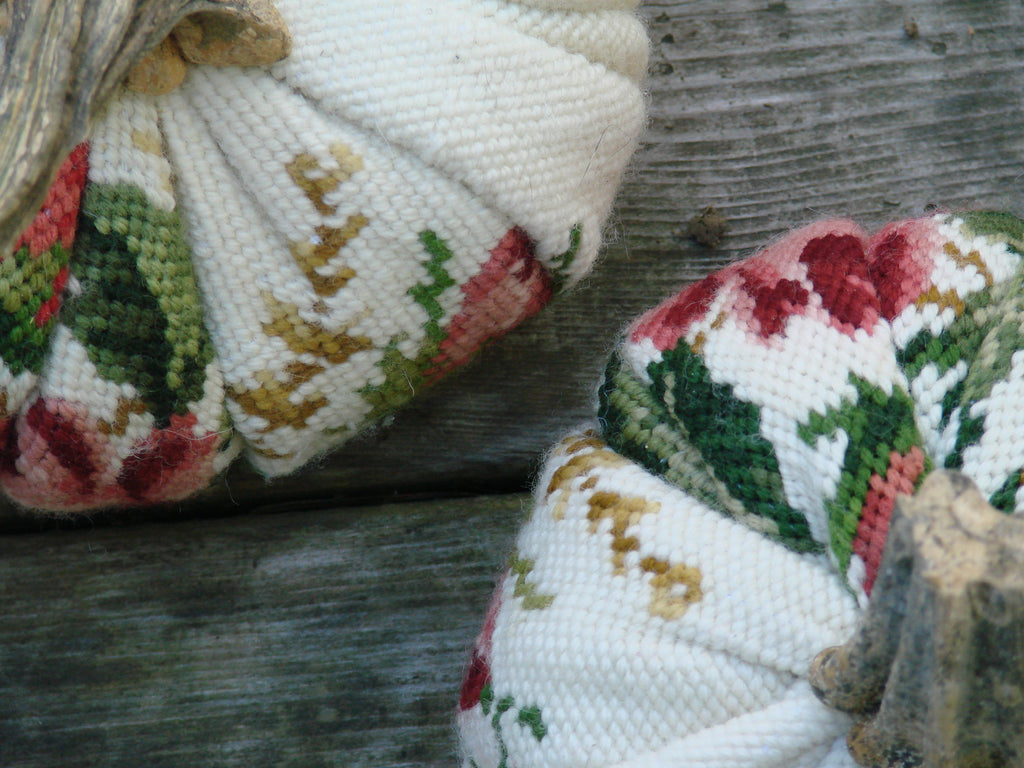 Heirloom Needlepoint Pumpkins (tm)
