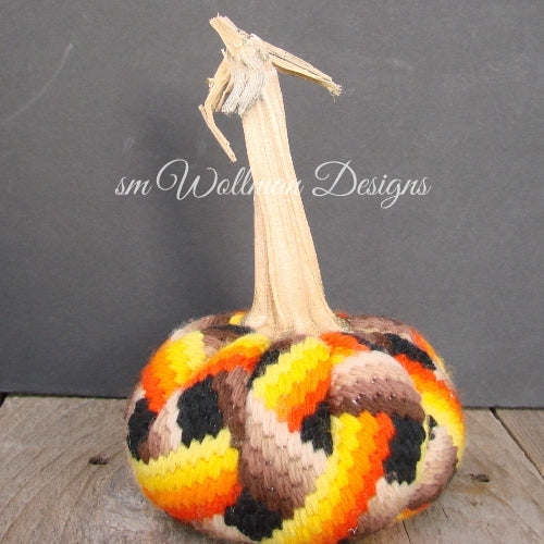 Yellow/Orange/Brown Bargello