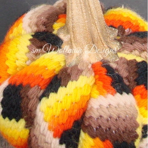 Yellow/Orange/Brown Bargello